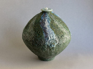 19 keramische urn 25x29 cm