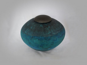 04 keramische urn 25 cm